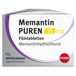 Memantin Puren 15 mg Filmtabletten 98 St
