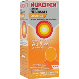 Abbildung: Nurofen Junior Fiebersaft Orange, 150 ml