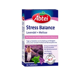 Abbildung: Abtei Stress Balance NF Tabletten, 30 St.
