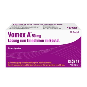 Abbildung: Vomex A® Lösung 50 mg, 12 St.