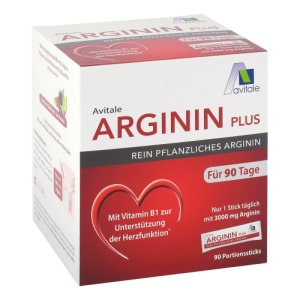Abbildung: Arginin Plus Vitamin B1+B6+B12+Folsäure Sticks, 90 x 5,9 g