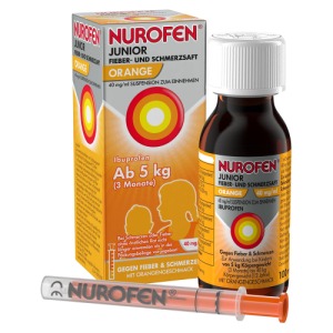 Abbildung: Nurofen Junior Fieber- & Schmerzsaft Orange, 100 ml