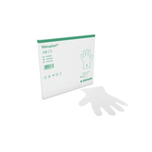 Abbildung: Manuplast Einmal Handschuhe PE Gr.L, 100 St.
