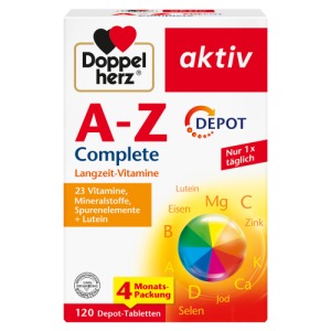 23 Vitamine Doppelherz A-Z Complete DEPOT Langzeit-Vitamine Mineralstoffe 