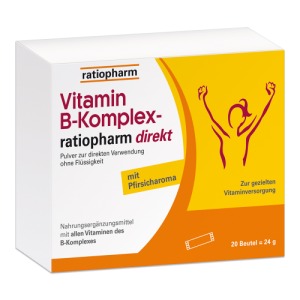 Abbildung: Vitamin B-komplex-ratiopharm Direkt Pulver, 20 St.