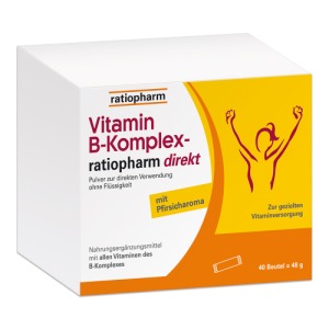 Abbildung: Vitamin B-komplex-ratiopharm Direkt Pulver, 40 St.