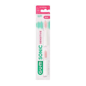 Gum Sonic Sensitive Ersatzbürstenköpfe 2 St