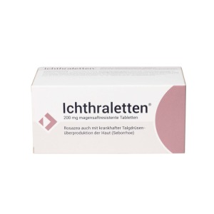 Abbildung: Ichthraletten 200 mg magensaftresistente, 84 St.