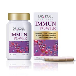 Abbildung: Dr.Koll Immun Power Vitamin C Vitamin D Zink, 60 St.