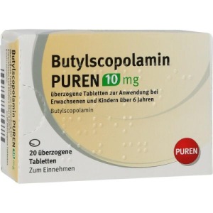 Butylscopolamin Puren 10 mg überzogene T