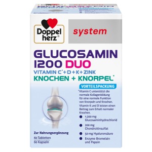 Doppelherz Glucosamin 1200 Duo system Ko, 120 St.