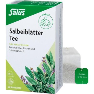 Salbeiblätter Tee Bio Salus Filterbeutel 15 St