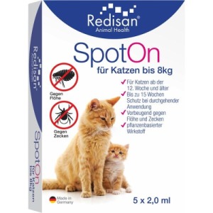 Redisan Spot-On Katzen 5X2 ml