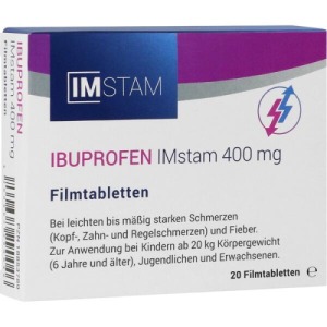 Ibuprofen Imstam 400mg Filmtabletten 20 St