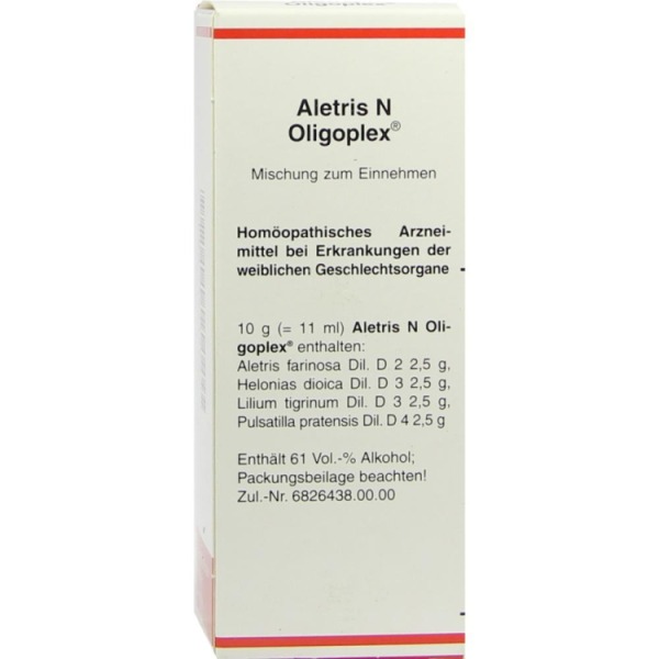 Aletris N Oligoplex Liquidum – 50 ml