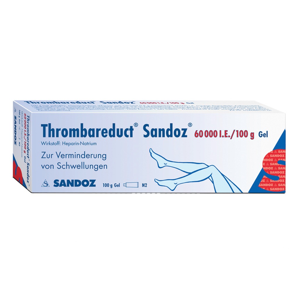 Thrombareduct Sandoz 60.000 I.E. Gel 100  g