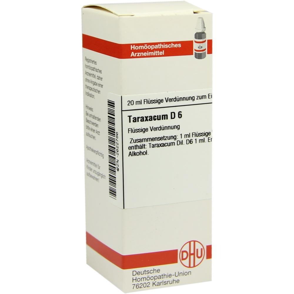 Taraxacum D 6 Dilution 20  ml