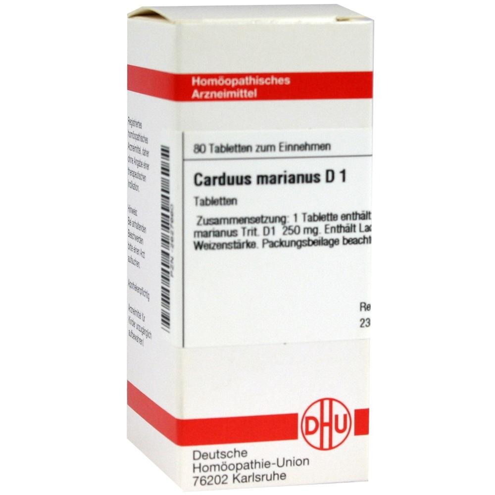 Carduus Marianus D 1 Tabletten 80  St