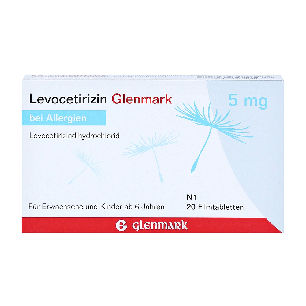 Levocetirizin Glenmark 5 mg Filmtablette 20  St