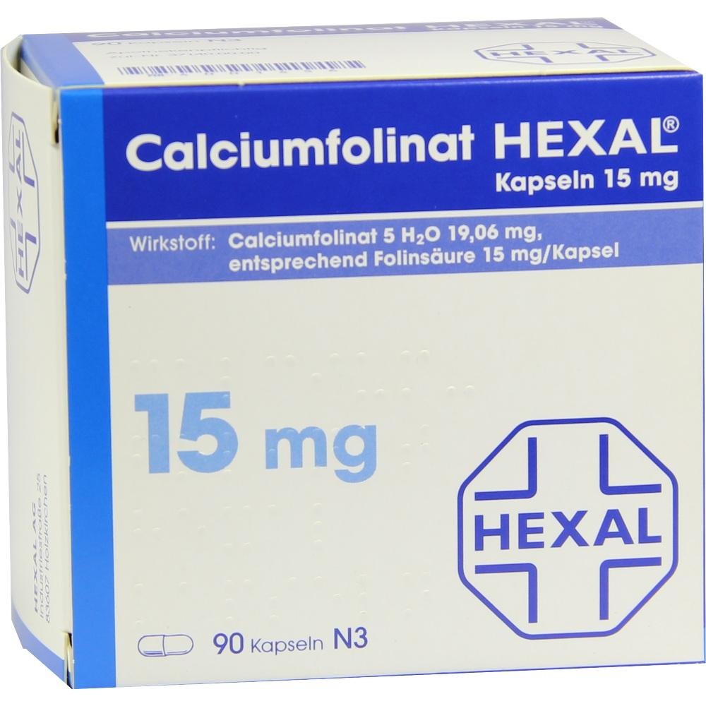 Calciumfolinat Hexal Kapseln 15 mg 90  St