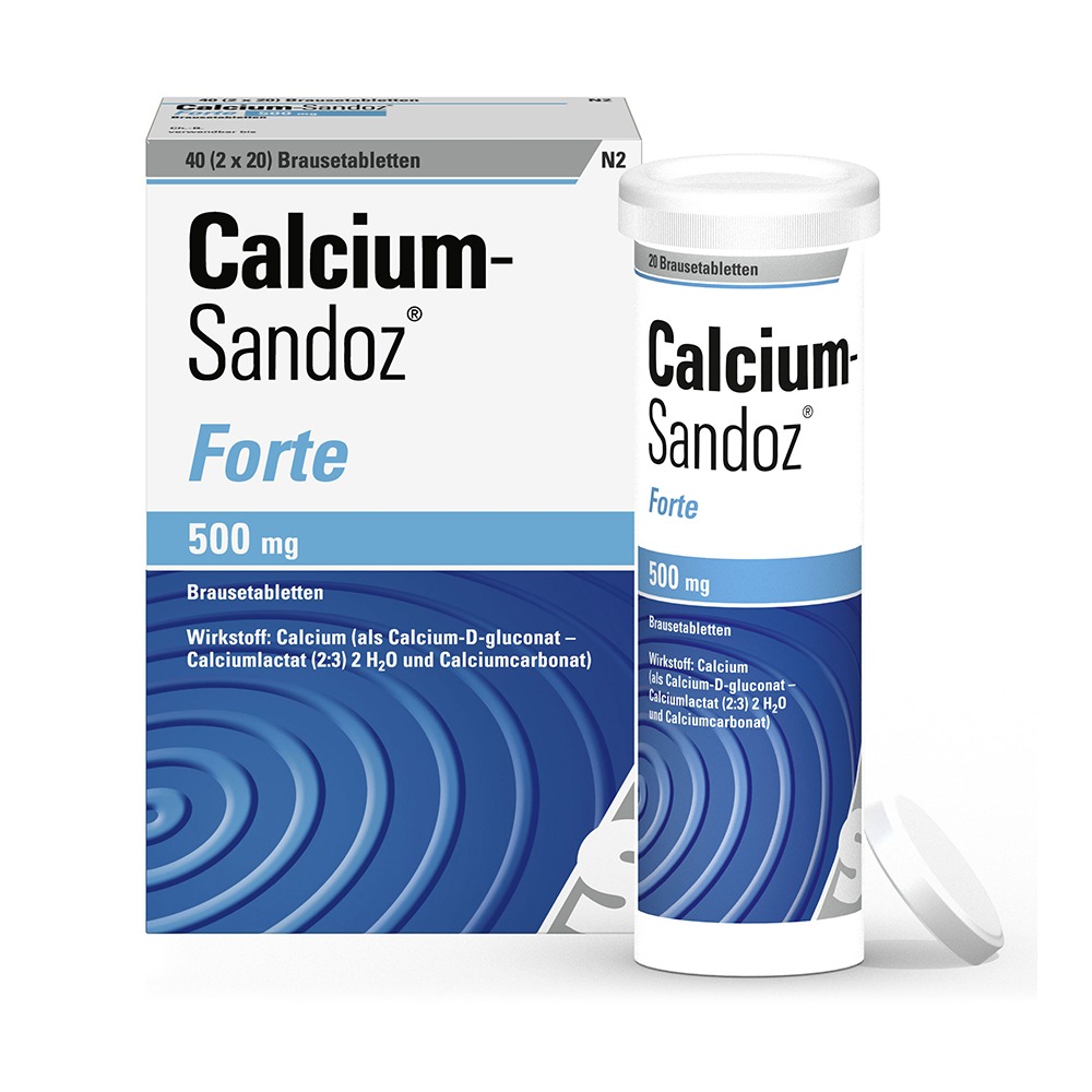 Calcium Sandoz Forte 500 mg 40 St