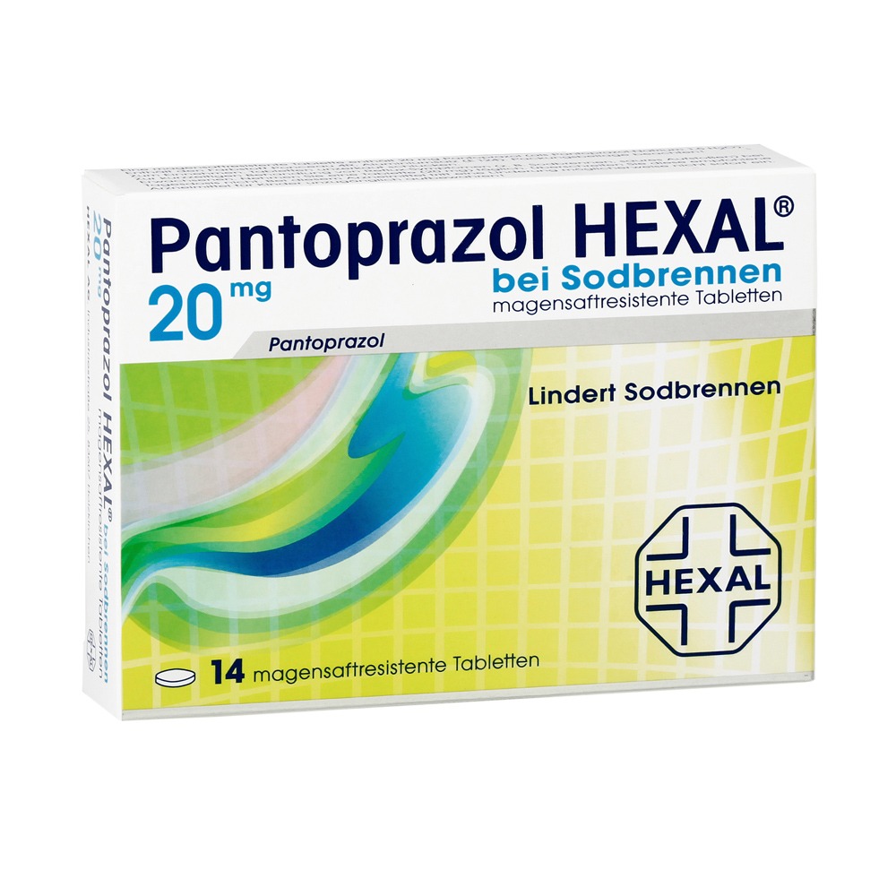 Pantoprazol HEXAL bei Sodbrennen 20 mg 14 St