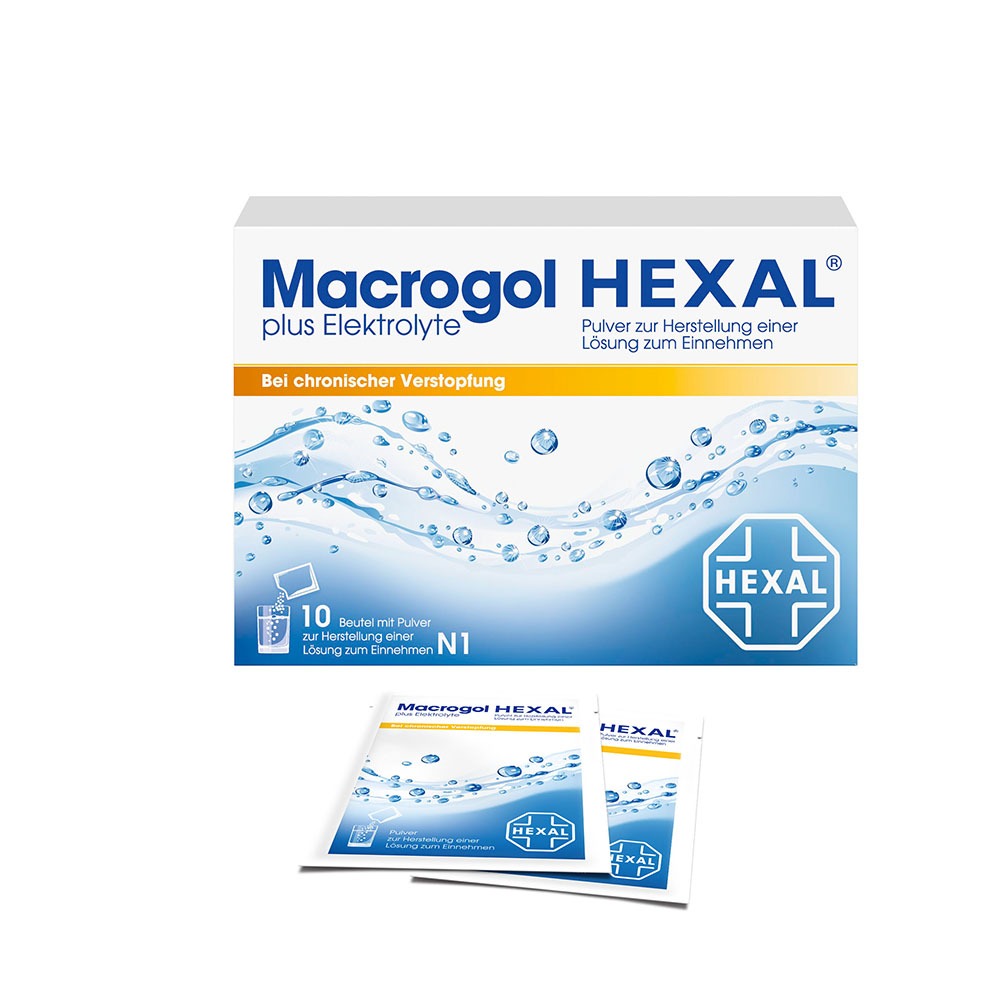 Macrogol HEXAL plus Elektrolyte 10 St