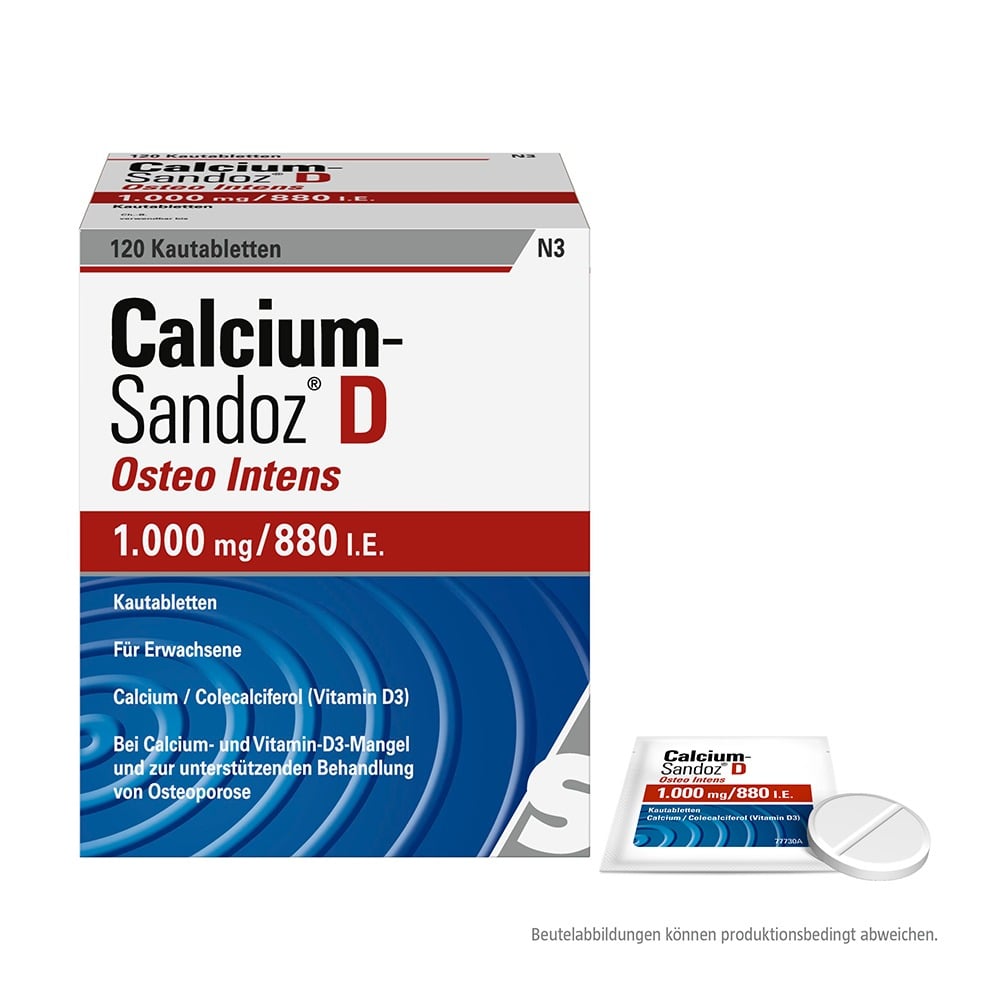 Calcium Sandoz D Osteo intens 120 St