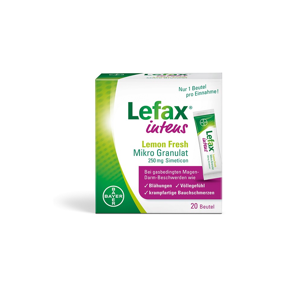 Lefax intens Mikro Granulat bei gasbedingten Beschwerden 20 St