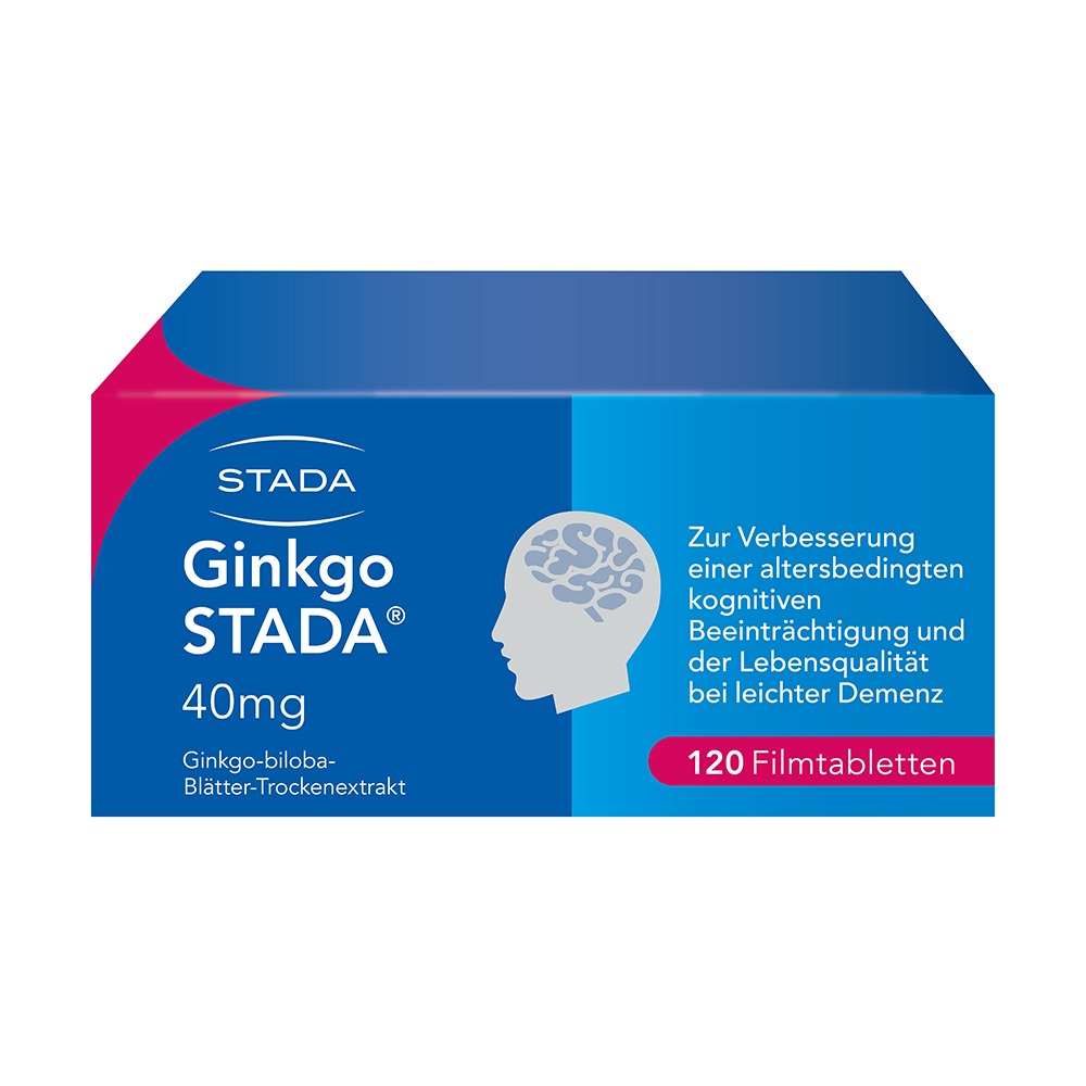 Ginkgo Biloba STADA 40MG FTA bei Gedächtnis- und Konzentrationsstörungen
