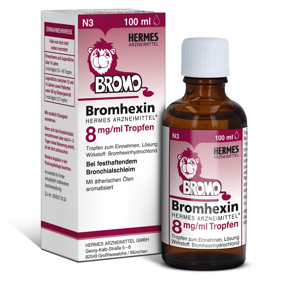 Bromhexin Hermes Arzneimittel 8mg/ml 100  ml