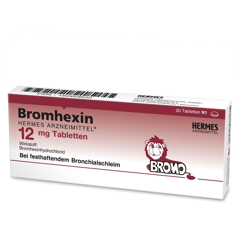 Bromhexin Hermes Arzneimittel 12mg 20  St