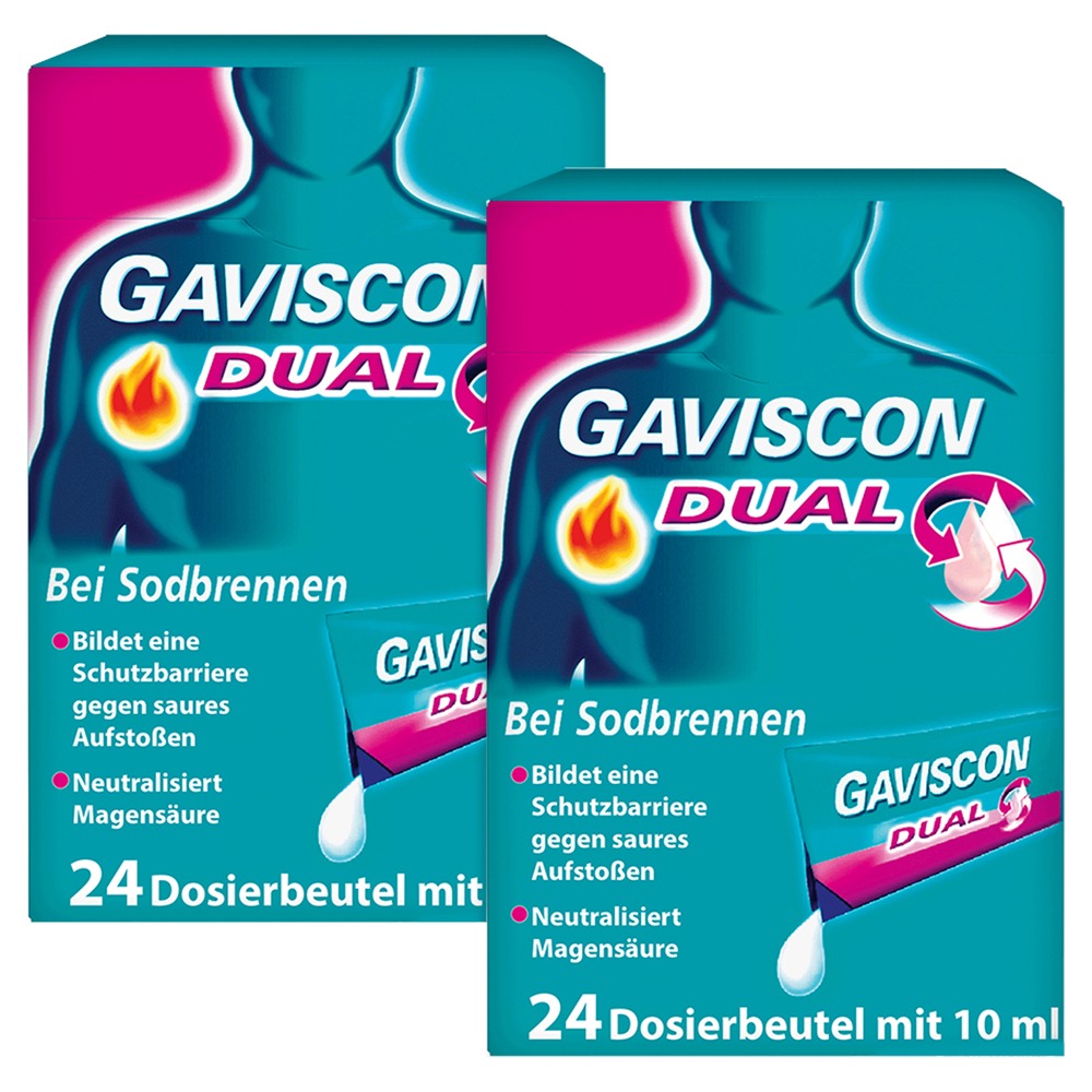 GAVISCON Dual Suspension bei Sodbrennen