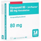 Verapamil 80-1a Pharma Filmtabletten