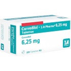 Carvedilol-1a Pharma 6 25 mg Tabletten