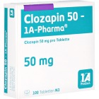 Clozapin 50-1a Pharma Tabletten