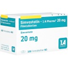 Simvastatin-1a Pharma 20 mg Filmtablette