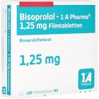 Bisoprolol-1a Pharma 1 25 mg Filmtablett