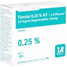 Timolol 0 25% At-1a Pharma Augentropfen