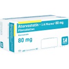 Atorvastatin-1a Pharma 80 mg Filmtablett