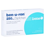 Produktabbildung: Ben-u-ron 250 mg Kleinkindersuppositorien