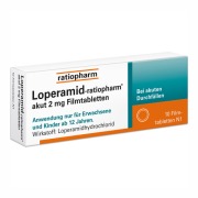 Produktabbildung: Loperamid ratiopharm akut 2 mg
