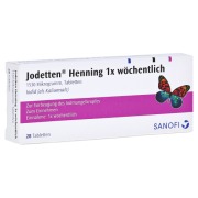 Produktabbildung: Jodetten Henning Tabletten 1 x wöchentlich
