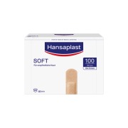 Produktabbildung: Hansaplast Soft Strips, 1,9cm x 7,2cm, 100 Stück