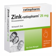 Produktabbildung: Zink ratiopharm 25 mg