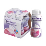 Produktabbildung: Fortimel Energy Multi Fibre Trinknahrung Erdbeere
