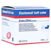 Produktabbildung: Elastomull haft Color 8 cmx20 m Fixierbinde