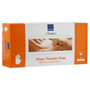 Produktabbildung: Vinyl Handschuhe Puderfrei medium