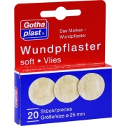 Produktabbildung: Gothaplast Wundpflaster soft Vlies 2,5cm Durchmesser