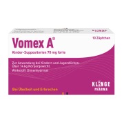 Produktabbildung: Vomex A® Kinder-Suppositorien 70 mg